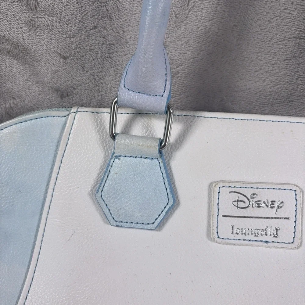 Loungefly Disney Frozen 2 Elsa Satchel Bag Crossbody Blue Winter Snow Queen